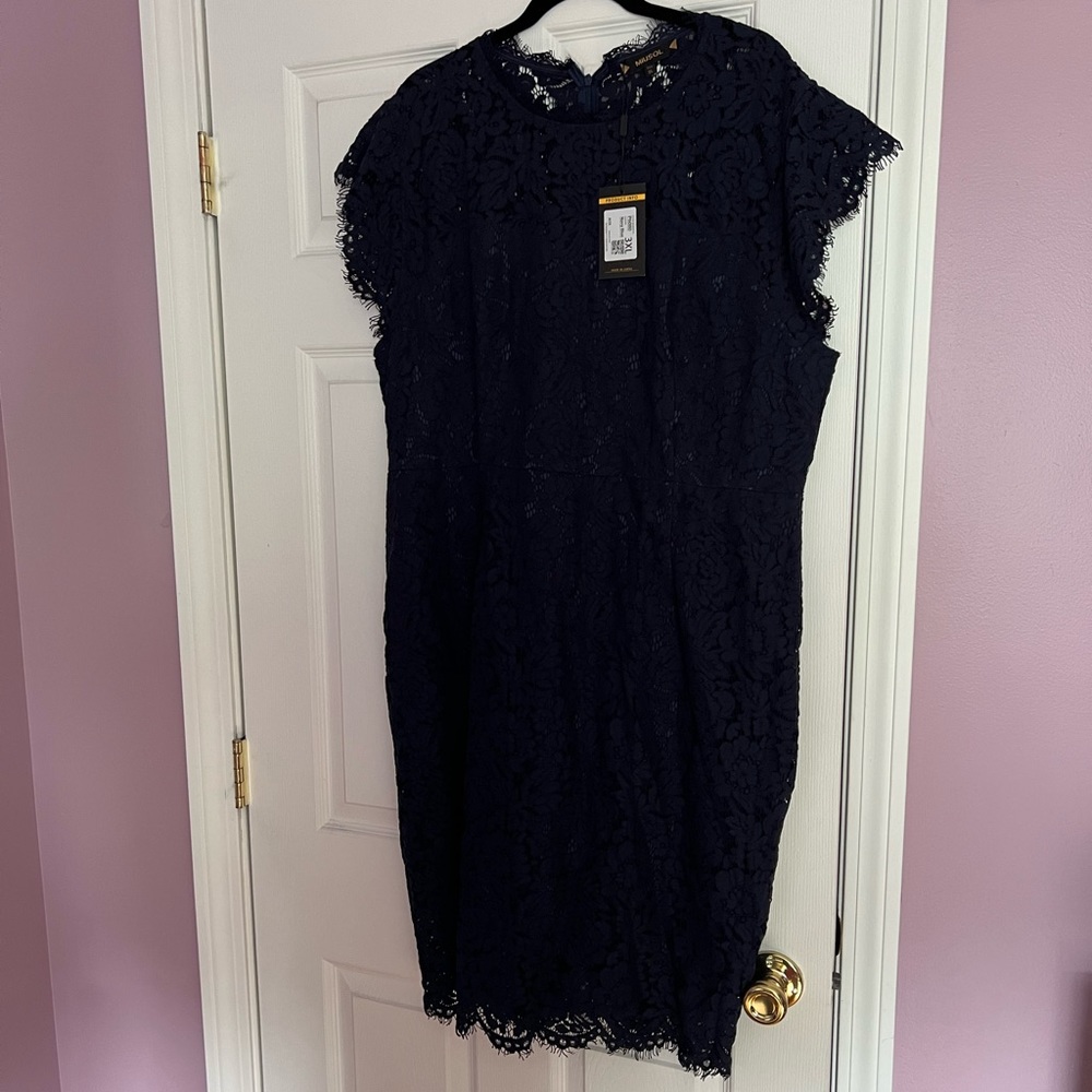 NWT Retro Lace Sleeveless Formal Dress Size 3X (runs small closer to 1X)